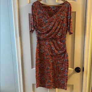 Boden faux wrap body con dress